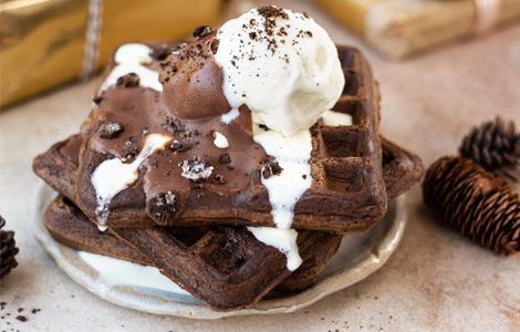 Oreo Cookie Heaven Waffle